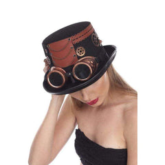 Steampunk Hat with Goggles