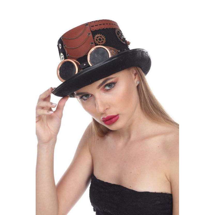 Steampunk Hat with Goggles