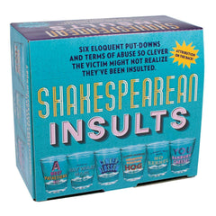 Shakespearean Insults Shot Glasses