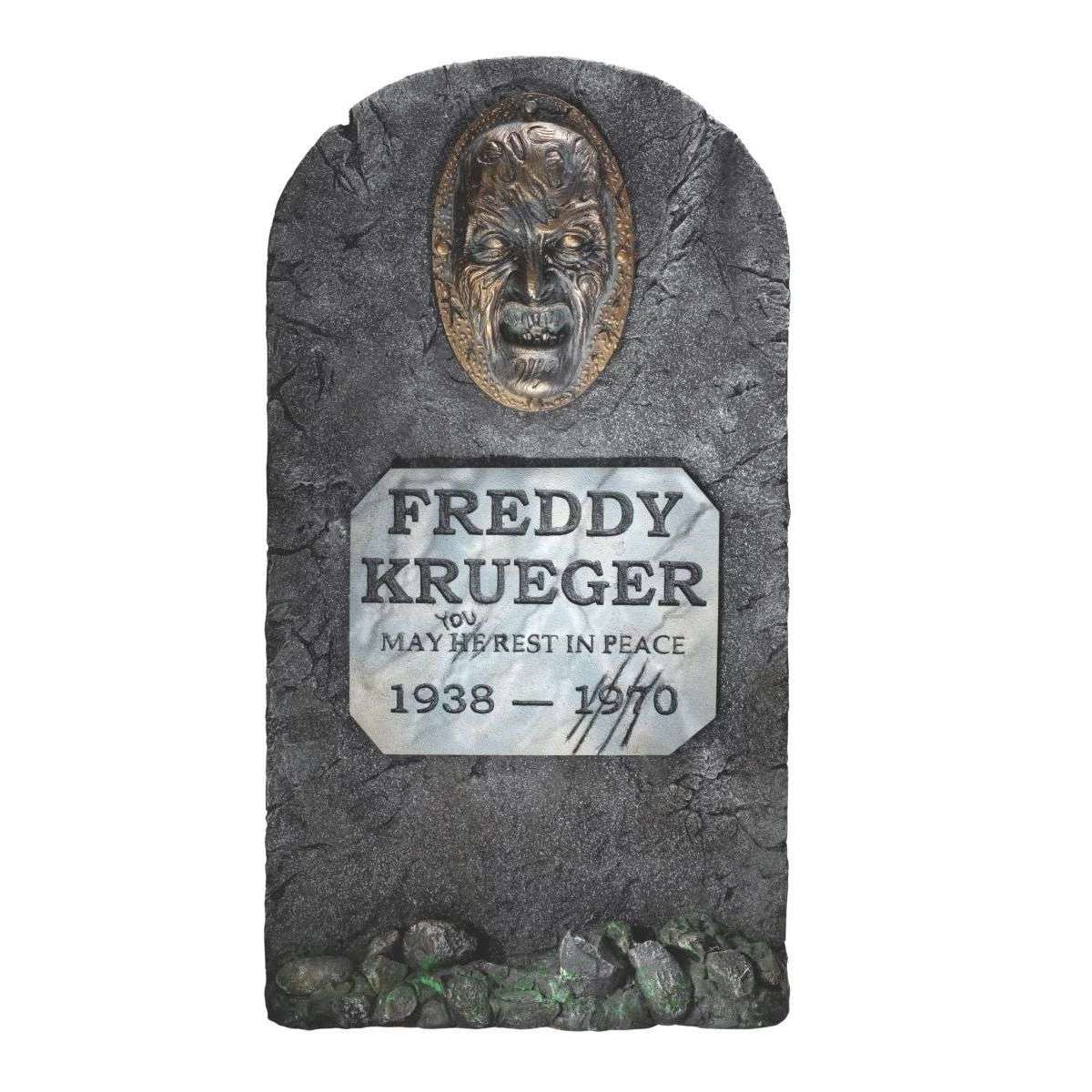 Nightmare On Elm Street Freddy Krueger Prop Tombstone