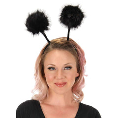 Bendy Bug Pom Antennae Headband