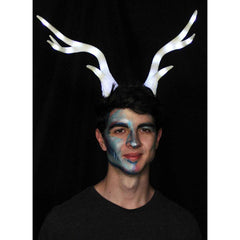 White Light-Up Deer Antlers LumenHorns