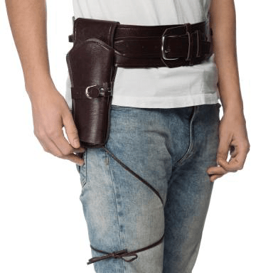 Brown Heavy Gauge Western Holster