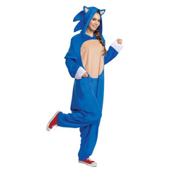 Sonic Movie Adult Onesie Pajama Costume