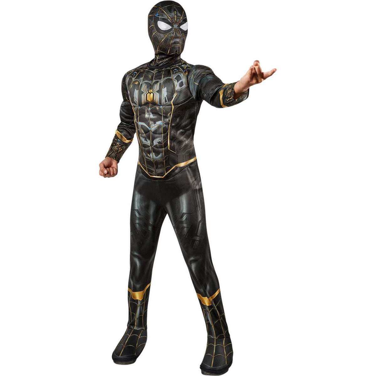 Spider-Man: No Way Home Black & Gold Spiderman Child Costume