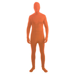 Neon Orange Disappearing Man Adult Costume