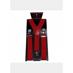 Red Kids Suspenders