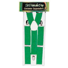 Green Adult Suspenders