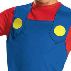 Classic Super Mario Bros. Mario Kids Costume