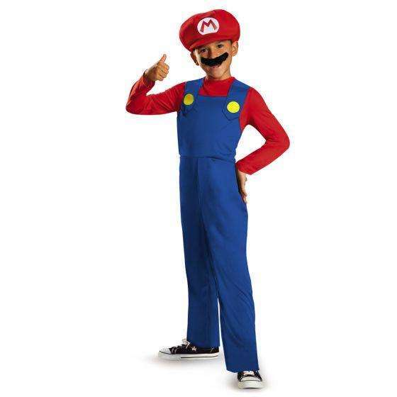 Classic Super Mario Bros. Mario Kids Costume