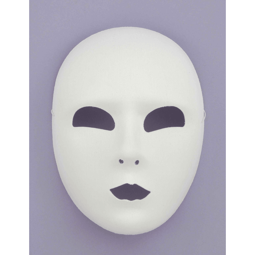 Full Face White Mask