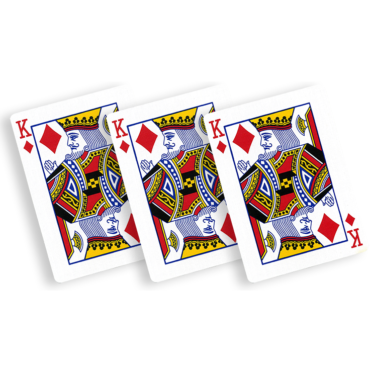 Flash Poker Card King of Diamonds (Ten Pack)