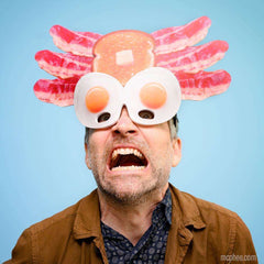 Pagan Breakfast God of Bacon, Eggs & Toast Mask