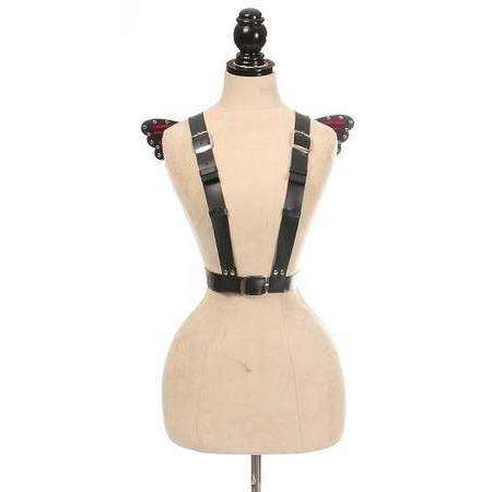 Vegan Leather Wing Harness