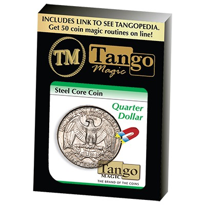 Steel Core Coin US Quarter Dollar (D0030) by Tango -Trick