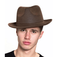 Leatherlike Gangsta Hat