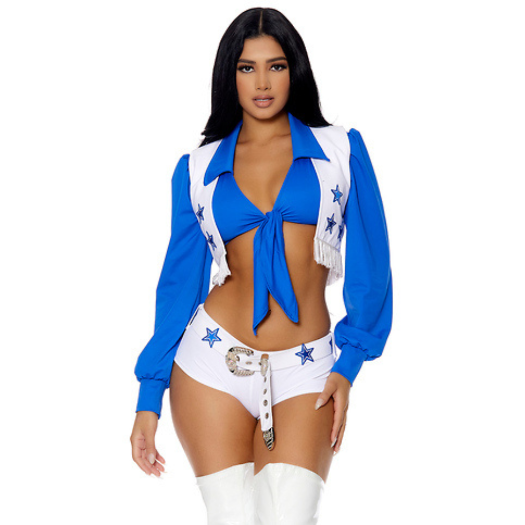 Premium Field Star Sexy Cheerleader Adult Costume