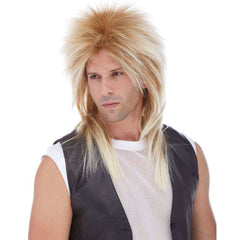 Extra Long Cyndi Rocker Choppy Mullet Wig