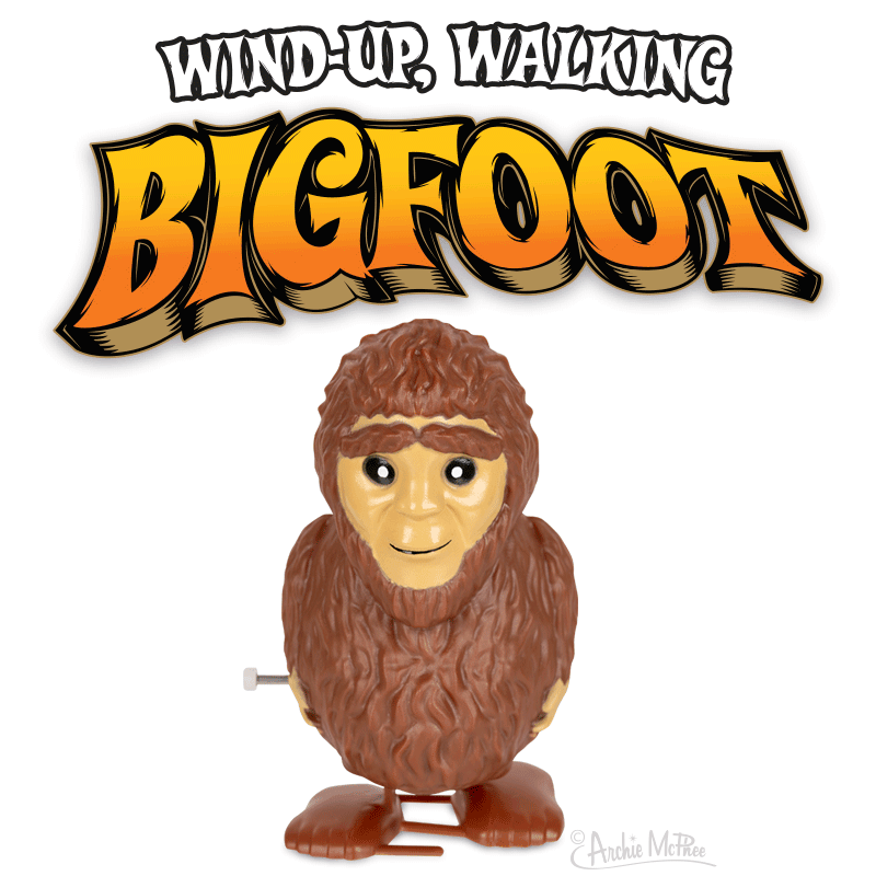 Wind-Up Walking Bigfoot Toy