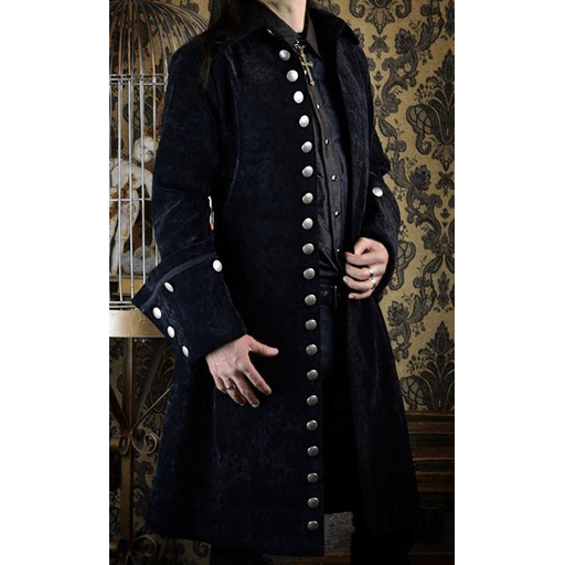 Black Velvet Galleon Coat