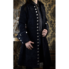 Black Velvet Galleon Coat