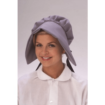 Black Puritan Wagon Train Adult Bonnet