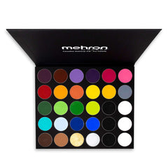 Mehron Pro 30 Color Paradise Water Activated Aqua Palette