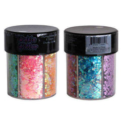 Twinkle Glitter Multicolor Flakes (6 Pack)