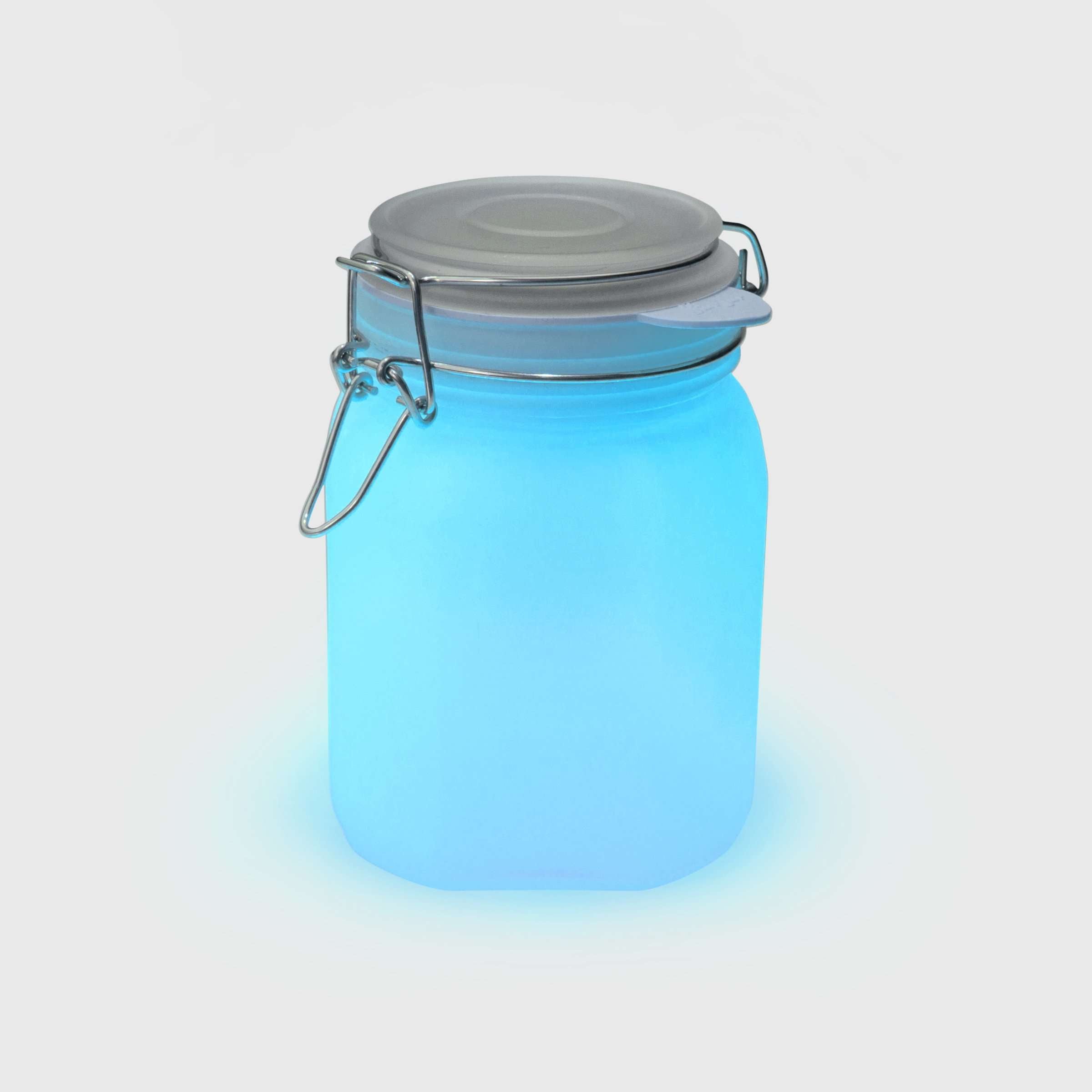 Solar Powered Sun Frosted Mason Jar