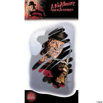 Nightmare on Elm Street Freddy Glass Cling