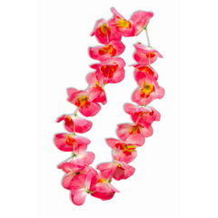 Pink & Orange Small Flower Lei