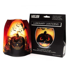 Halloween Jack-O-Lantern Floating Luminary LED Candle