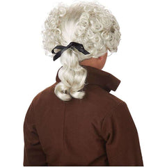 Grey Colonial Peruke Child Wig