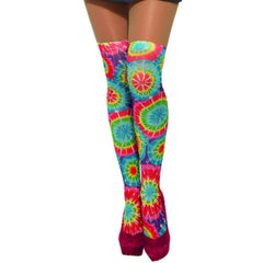 Tie Dye Thigh Highs