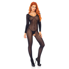 Sexy Sheer Long Sleeve Bodystocking