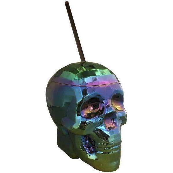 Oil Slick Skull Cup