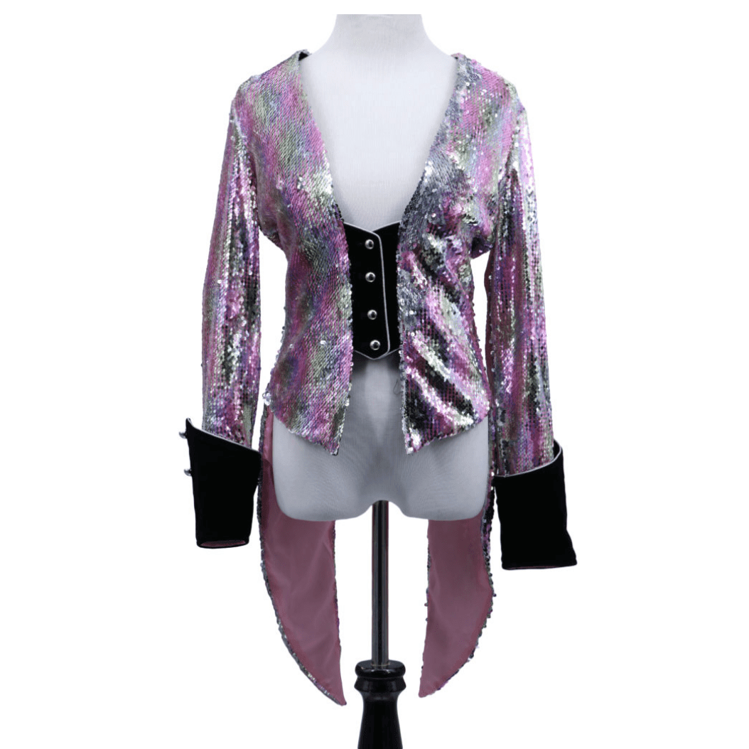 Multicolor Sequin Tailcoat