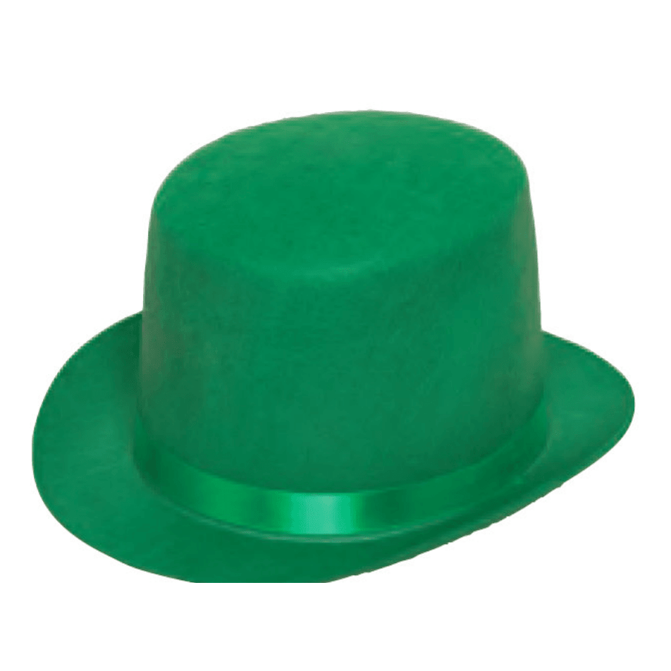 Green Felt Top Hat