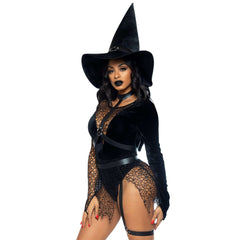 Crafty Witch Women's Sexy Costume & Hat