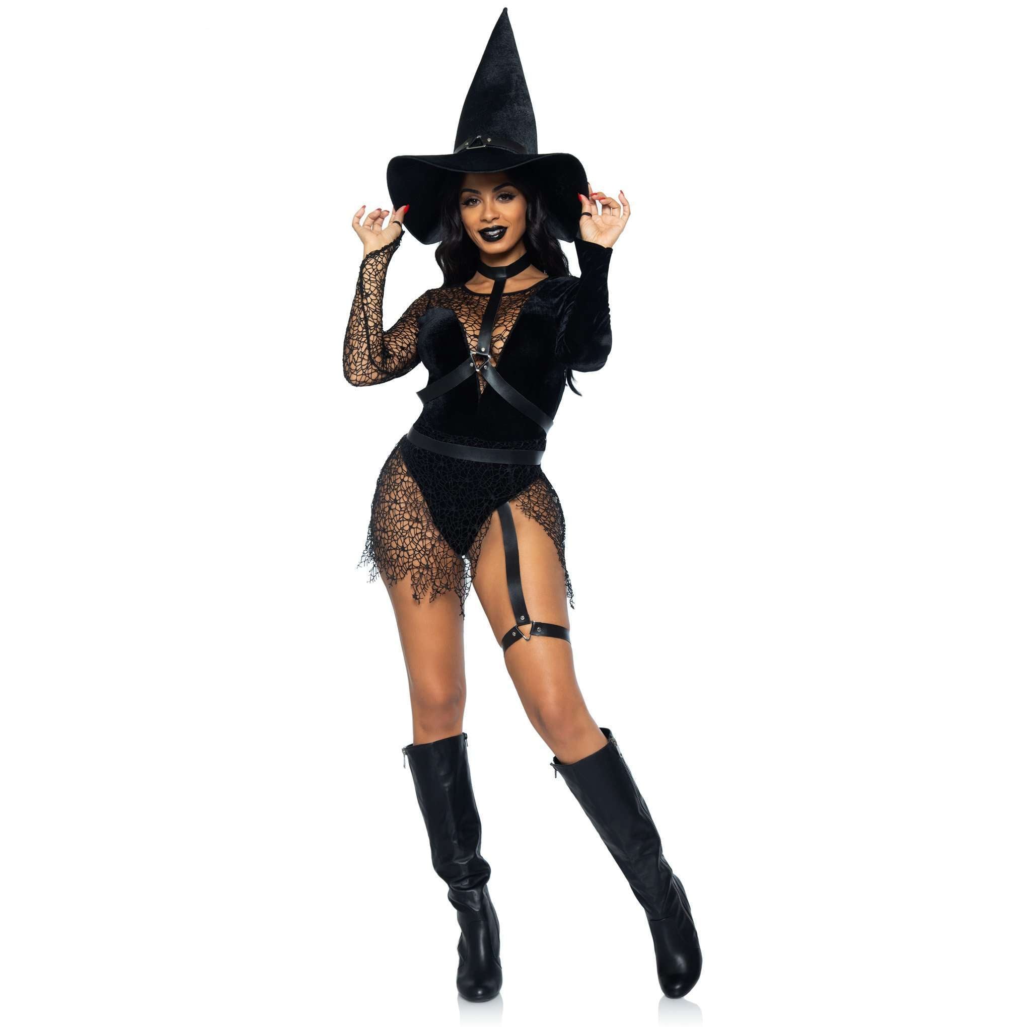 Crafty Witch Women's Sexy Costume & Hat