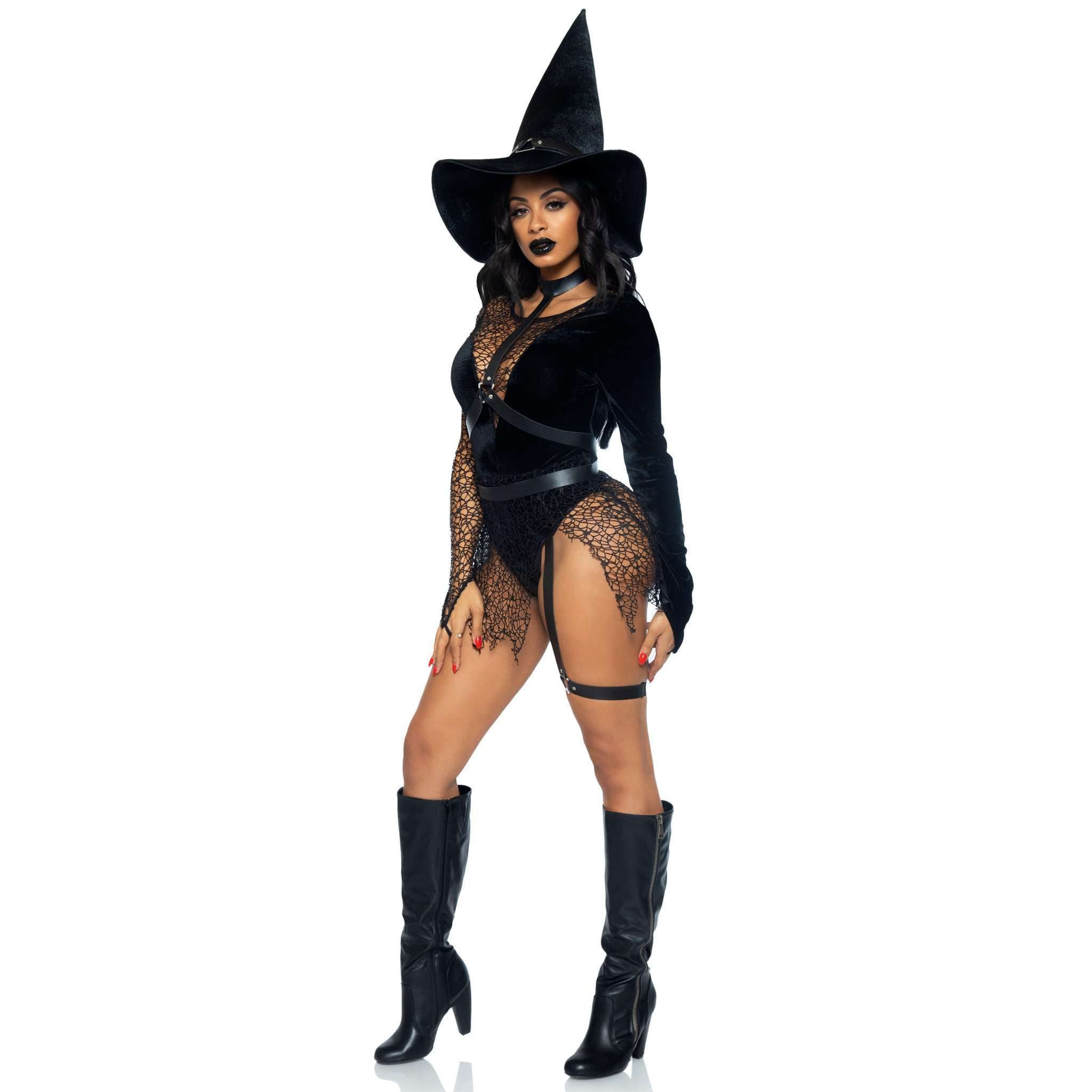 Crafty Witch Women's Sexy Costume & Hat