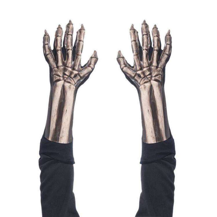 Classic Deluxe Latex Skeleton Gloves