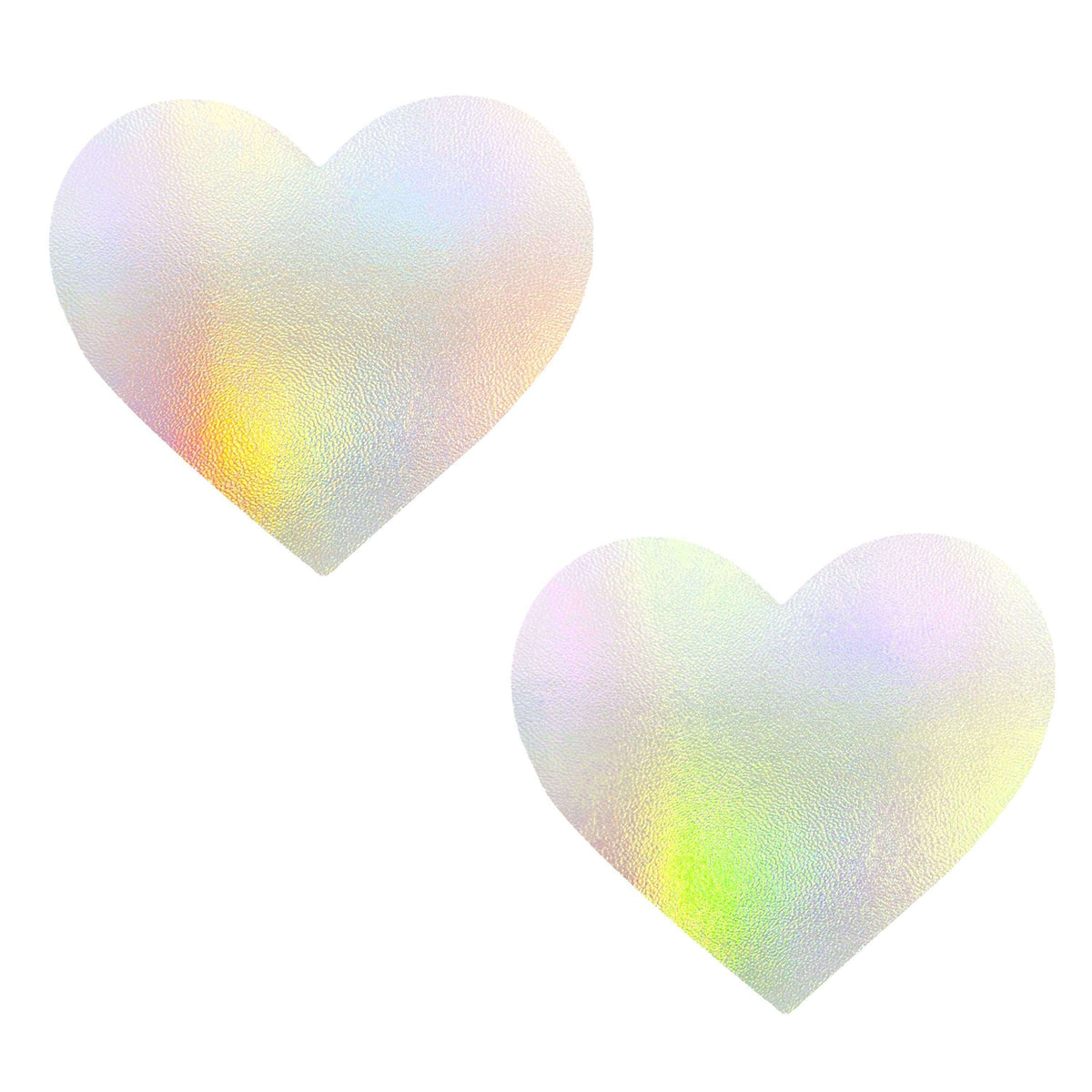 Care Bare Stare Holographic I Heart U Cover Pasties