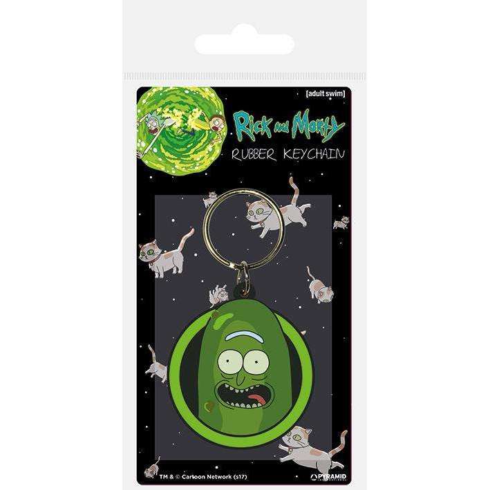 Rick & Morty Pickle Rick Keychain