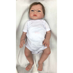 Realistic Baby Girl Prop Doll w/ Accessories - Vinyl/Silicone