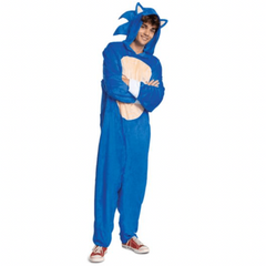 Sonic Movie Adult Onesie Pajama Costume