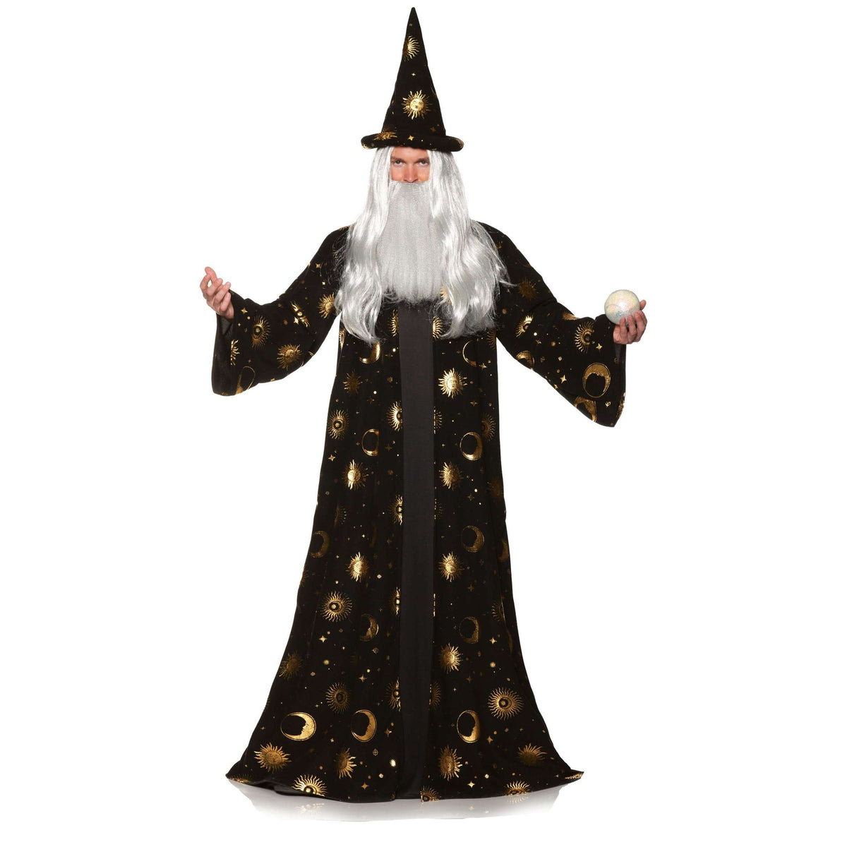 Celestial Wizard Robe Unisex Adult Costume w/ Matching Hat