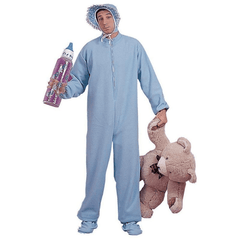 Giant Blue Baby Jammies Adult Costume