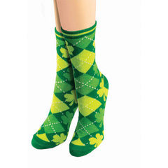 St. Patrick's Day Shamrock Socks