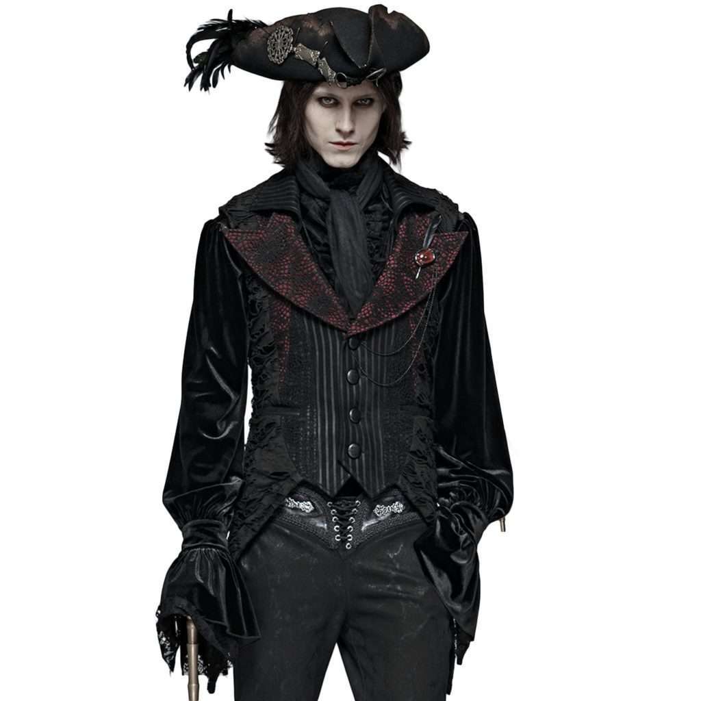 Gothic Decadent Asymmetric Vest